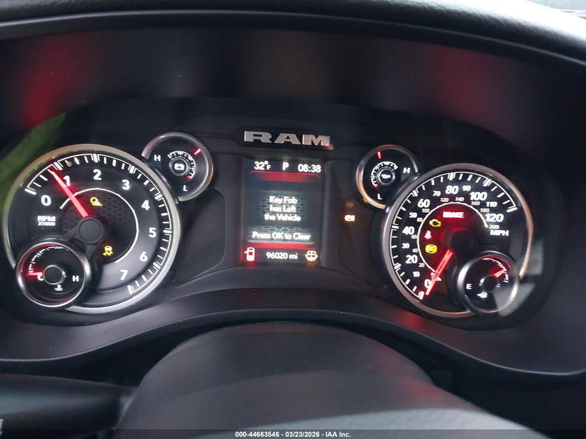 2019 Ram 1500 VIN 1C6SRFFT5KN681384 IAAI salvage auction — FRONT END, Salvage Title, sold $9,100 on 2026-08-22 (photo 7)