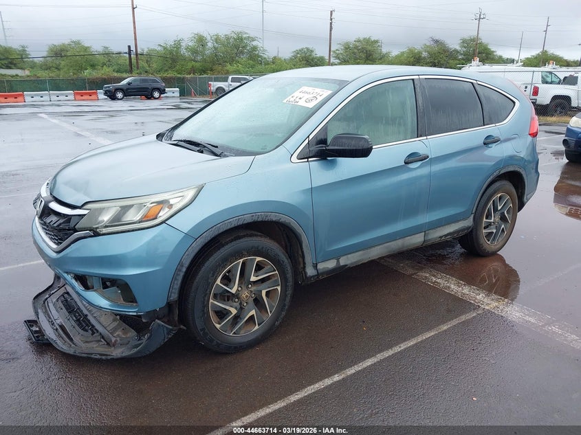 2016 Honda Cr-v VIN 2HKRM3H47GH543928 IAAI salvage auction — FRONT END, Salvage (Hawaii), sold $2,850 on 2026-08-04 (photo 2)