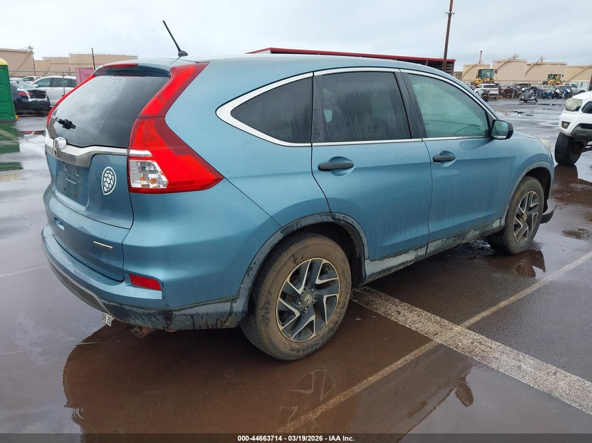 2016 Honda Cr-v VIN 2HKRM3H47GH543928 IAAI salvage auction — FRONT END, Salvage (Hawaii), sold $2,850 on 2026-08-04 (photo 4)