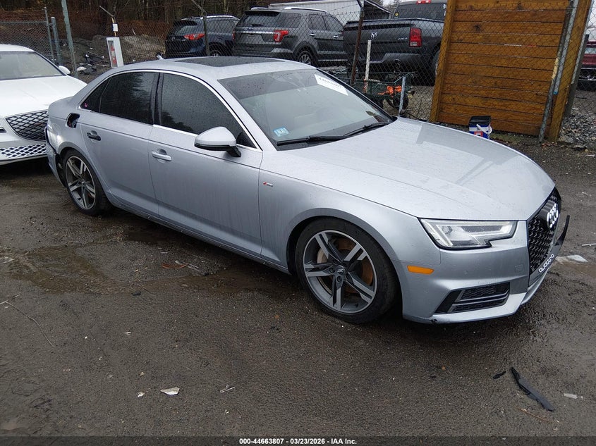 2017 Audi A4 VIN WAUENAF49HN019861 IAAI salvage auction — REAR END, Salvage Title, sold $5,000 on 2026-07-14 (photo 1)