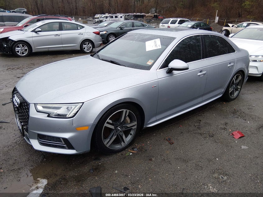 2017 Audi A4 VIN WAUENAF49HN019861 IAAI salvage auction — REAR END, Salvage Title, sold $5,000 on 2026-07-14 (photo 2)