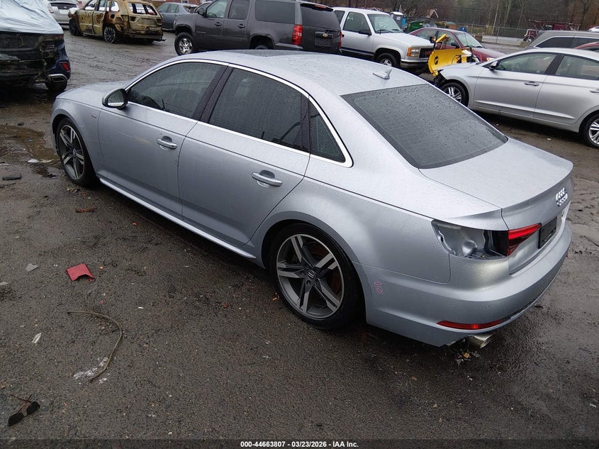 2017 Audi A4 VIN WAUENAF49HN019861 IAAI salvage auction — REAR END, Salvage Title, sold $5,000 on 2026-07-14 (photo 3)