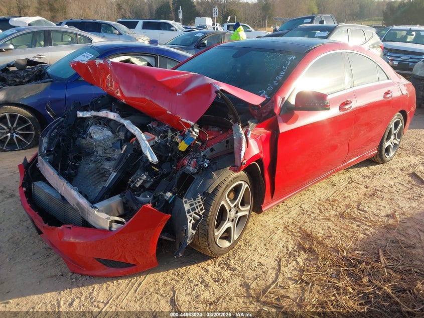 2014 Mercedes-benz Cla-klasse VIN WDDSJ4EB7EN125827 IAAI salvage auction — FRONT END, Salvage (North Carolina), sold $675 on 2026-07-20 (photo 2)