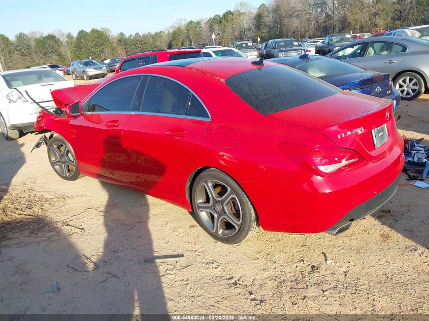2014 Mercedes-benz Cla-klasse VIN WDDSJ4EB7EN125827 IAAI salvage auction — FRONT END, Salvage (North Carolina), sold $675 on 2026-07-20 (photo 3)