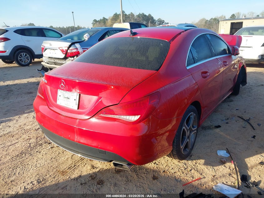 2014 Mercedes-benz Cla-klasse VIN WDDSJ4EB7EN125827 IAAI salvage auction — FRONT END, Salvage (North Carolina), sold $675 on 2026-07-20 (photo 4)