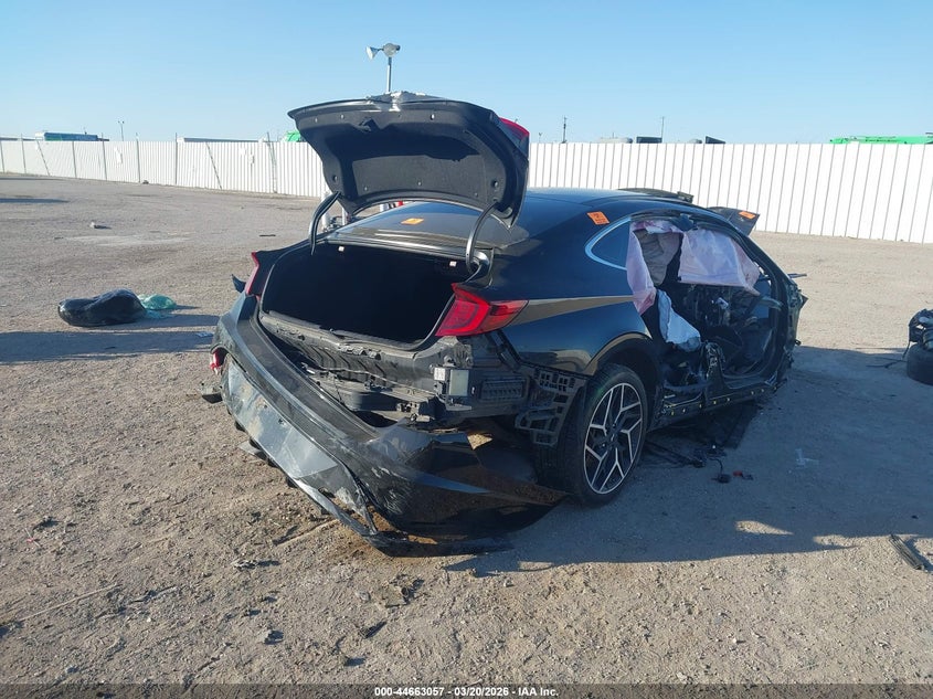 2021 Hyundai Sonata VIN 5NPEK4JC8MH131136 IAAI salvage auction — FRONT END, Salvage Title, sold $175 on 2026-07-15 (photo 4)