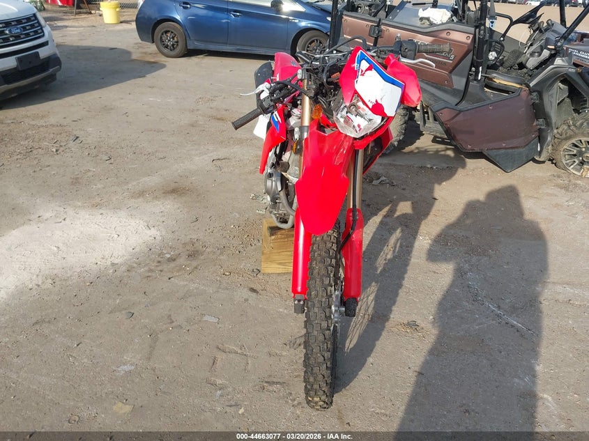 2024 Honda Crf VIN MLHND1611R5300451 IAAI salvage auction — FRONT END, Salvage Title, sold $925 on 2026-07-07 (photo 5)