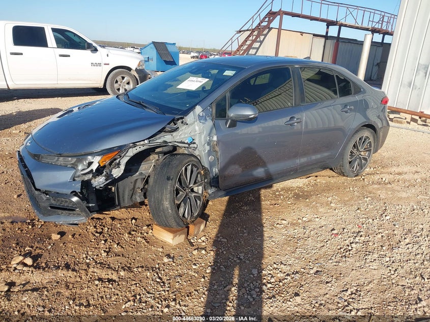 2021 Toyota Corolla VIN JTDS4MCE6MJ062238 IAAI salvage auction — LEFT FRONT, Salvage (Texas), sold $2,600 on 2026-07-30 (photo 2)