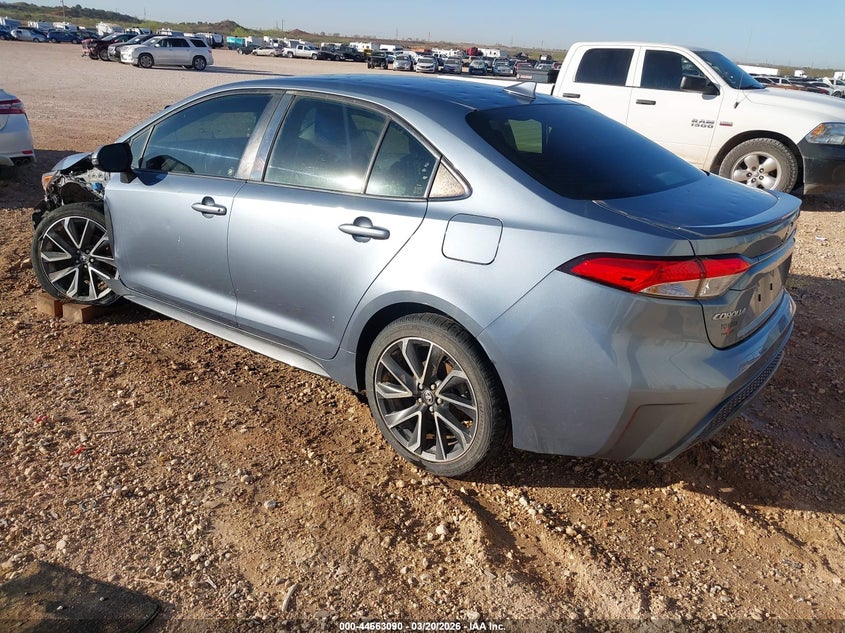2021 Toyota Corolla VIN JTDS4MCE6MJ062238 IAAI salvage auction — LEFT FRONT, Salvage (Texas), sold $2,600 on 2026-07-30 (photo 3)