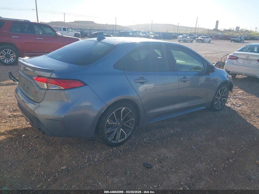 2021 Toyota Corolla VIN JTDS4MCE6MJ062238 IAAI salvage auction — LEFT FRONT, Salvage (Texas), sold $2,600 on 2026-07-30 (photo 4)
