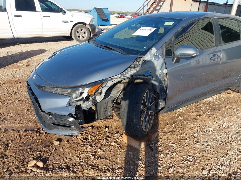 2021 Toyota Corolla VIN JTDS4MCE6MJ062238 IAAI salvage auction — LEFT FRONT, Salvage (Texas), sold $2,600 on 2026-07-30 (photo 6)