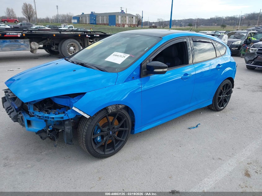 2018 Ford Focus rs VIN WF0DP3TH2J4127257 IAAI salvage auction — FRONT & REAR, Salvage Title, sold $10,400 on 2026-07-14 (photo 2)