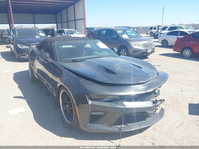 2017 Chevrolet Camaro VIN 1G1FF3D70H0176021 IAAI salvage auction — FRONT & REAR, Salvage Title, sold $6,050 on 2026-07-19 (photo 1)