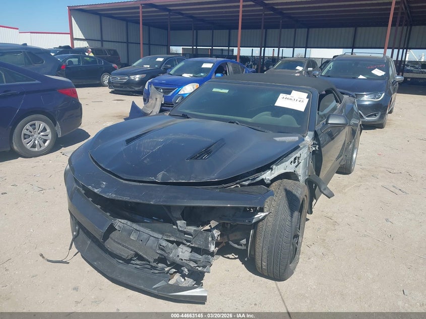 2017 Chevrolet Camaro VIN 1G1FF3D70H0176021 IAAI salvage auction — FRONT & REAR, Salvage Title, sold $6,050 on 2026-07-19 (photo 2)