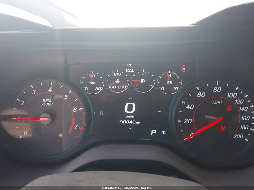 2017 Chevrolet Camaro VIN 1G1FF3D70H0176021 IAAI salvage auction — FRONT & REAR, Salvage Title, sold $6,050 on 2026-07-19 (photo 7)