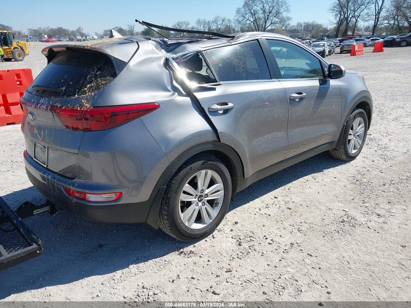2017 Kia Sportage VIN KNDPM3AC7H7238220 IAAI salvage auction — ROOF, Salvage Title, sold $1,400 on 2026-07-15 (photo 4)