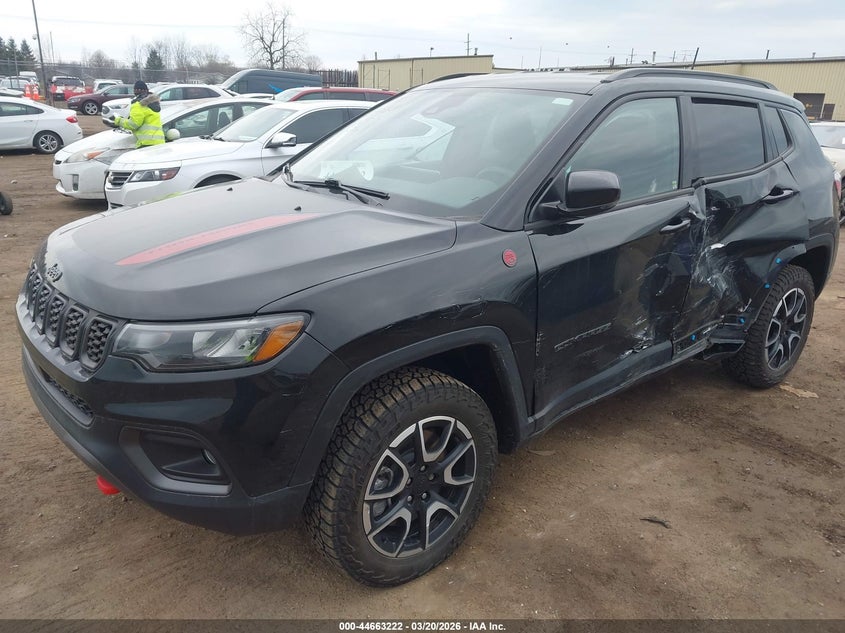 2024 Jeep Compass VIN 3C4NJDDN9RT101635 IAAI salvage auction — LEFT SIDE, Clear (Michigan), sold $8,150 on 2026-07-30 (photo 2)