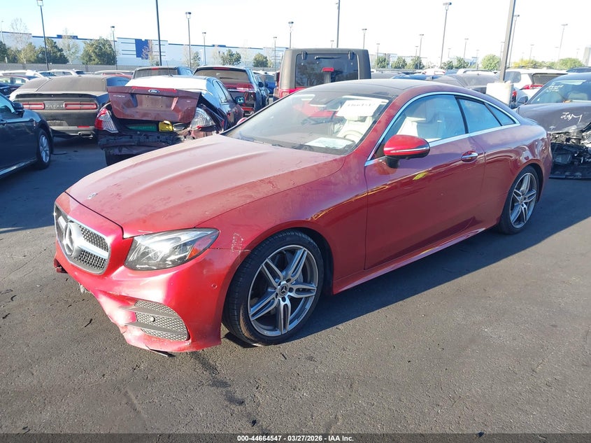 2019 Mercedes-benz E-klasse VIN WDD1J6HBXKF115611 IAAI salvage auction — FRONT END, Wait Title, sold $10,800 on 2026-07-26 (photo 2)