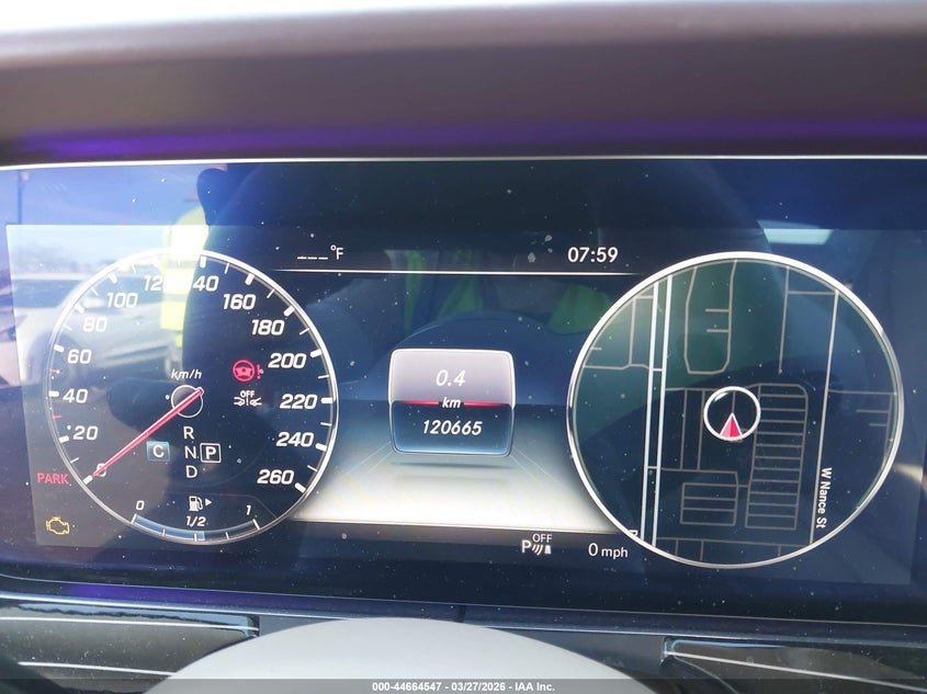 2019 Mercedes-benz E-klasse VIN WDD1J6HBXKF115611 IAAI salvage auction — FRONT END, Wait Title, sold $10,800 on 2026-07-26 (photo 7)