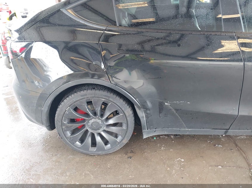 2022 Tesla Model y VIN 7SAYGDEFXNF398655 IAAI salvage auction — RIGHT REAR, Bill Of Sale (Washington), sold $9,450 on 2026-07-16 (photo 6)