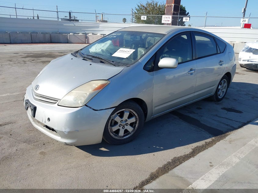 2005 Toyota Prius VIN JTDKB20U653019370 IAAI salvage auction — FRONT & REAR, Salvage (California), sold $300 on 2026-07-15 (photo 2)
