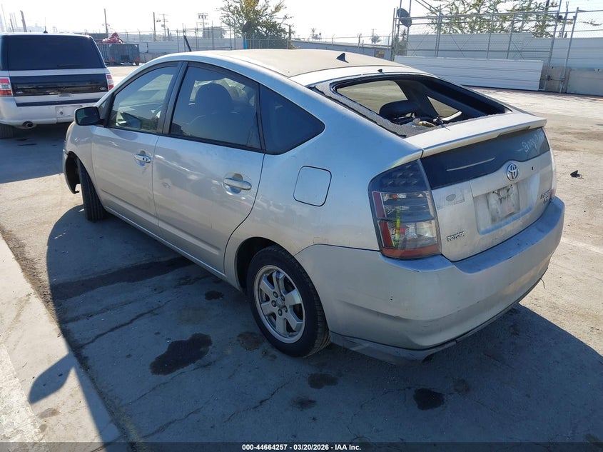 2005 Toyota Prius VIN JTDKB20U653019370 IAAI salvage auction — FRONT & REAR, Salvage (California), sold $300 on 2026-07-15 (photo 3)