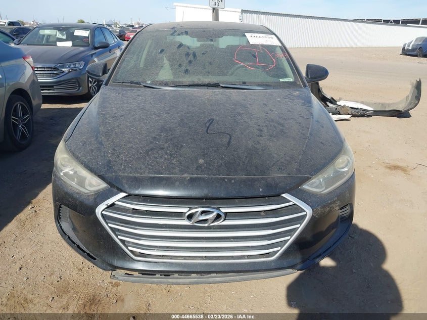 2017 Hyundai Elantra VIN KMHD74LF6HU367117 IAAI salvage auction — REAR END, Salvage (Arizona), sold $1,625 on 2026-07-07 (photo 6)