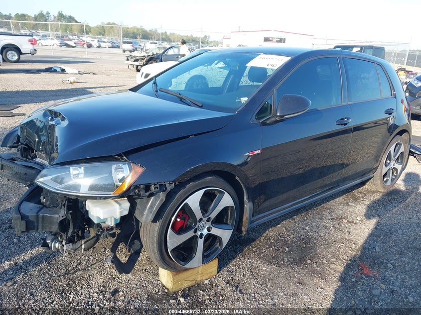 2017 Volkswagen Golf gti VIN 3VW4T7AU9HM064532 IAAI salvage auction — FRONT END, Salvage (South Carolina), sold $3,300 on 2026-07-08 (photo 2)