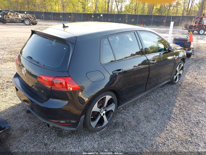 2017 Volkswagen Golf gti VIN 3VW4T7AU9HM064532 IAAI salvage auction — FRONT END, Salvage (South Carolina), sold $3,300 on 2026-07-08 (photo 4)