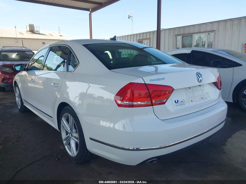 2014 Volkswagen Passat VIN 1VWBN7A33EC109180 IAAI salvage auction — FRONT END, Salvage (California), sold $1,150 on 2026-09-30 (photo 3)