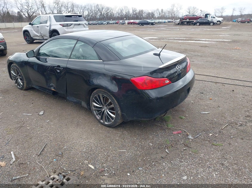2011 Infiniti G VIN JN1CV6FE2BM952825 IAAI salvage auction — SIDE, Salvage (Ohio), sold $1,550 on 2026-08-02 (photo 3)