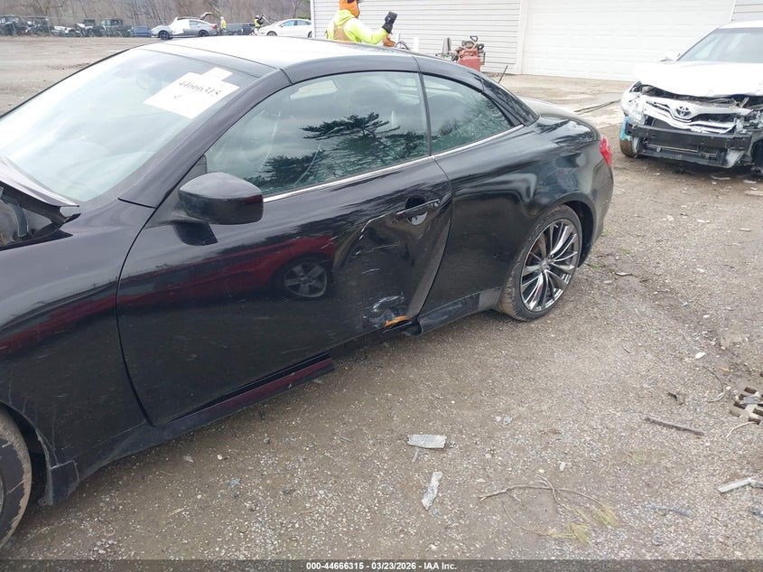 2011 Infiniti G VIN JN1CV6FE2BM952825 IAAI salvage auction — SIDE, Salvage (Ohio), sold $1,550 on 2026-08-02 (photo 6)