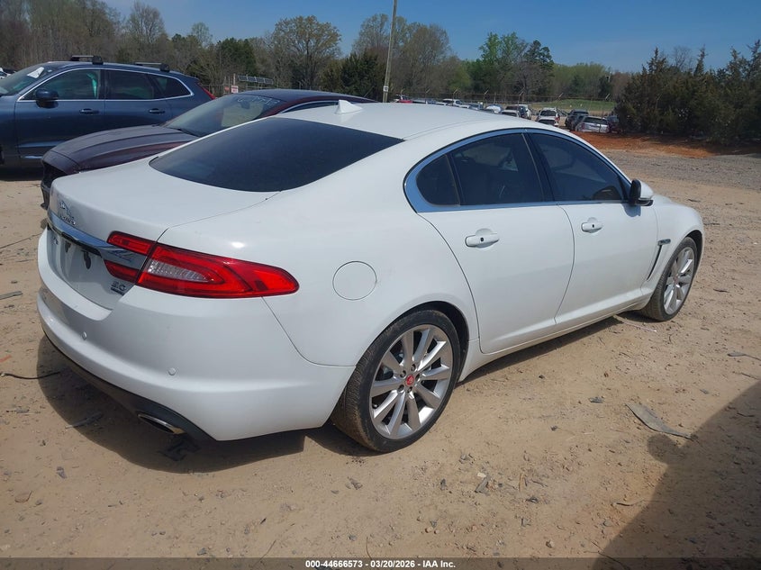 2014 Jaguar Xf VIN SAJWJ0EF8E8U11662 IAAI salvage auction — LEFT REAR, Clear-Dealer Only (Texas), sold $550 on 2026-07-13 (photo 4)