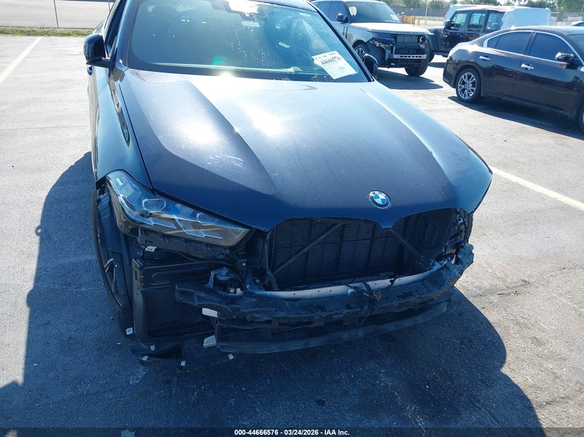2024 BMW X6 VIN 5UX33EX07R9T66908 IAAI salvage auction — LEFT FRONT, Wait Title, sold $35,500 on 2026-07-20 (photo 6)