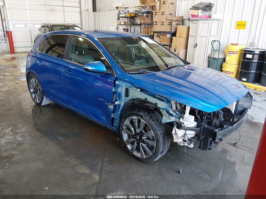 2018 Hyundai Elantra VIN KMHH55LC2JU047592 IAAI salvage auction — FRONT END, Salvage (Missouri), sold $125 on 2026-07-27 (photo 1)