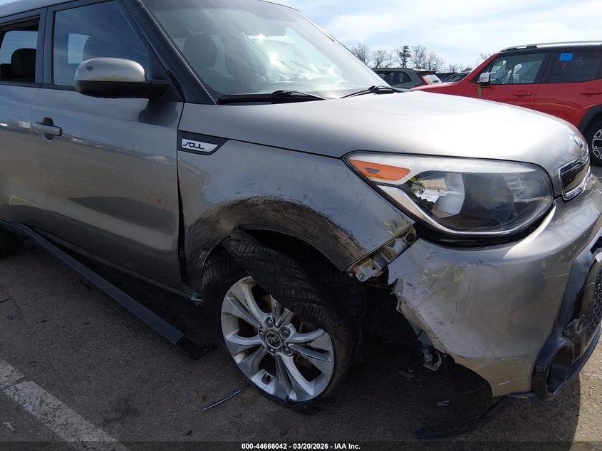 2016 Kia Soul VIN KNDJP3A58G7260949 IAAI salvage auction — RIGHT FRONT, Salvage (Pennsylvania), sold $875 on 2026-07-20 (photo 6)