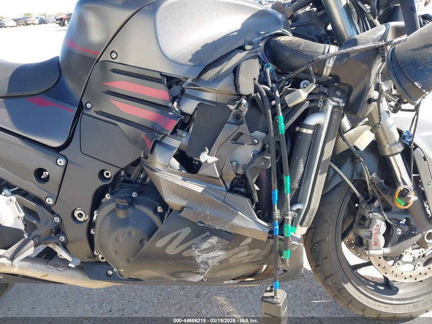 2023 Kawasaki Zx VIN JKBZXNJ18PA017825 IAAI salvage auction — FRONT END, Original (Texas), sold $825 on 2026-07-29 (photo 8)