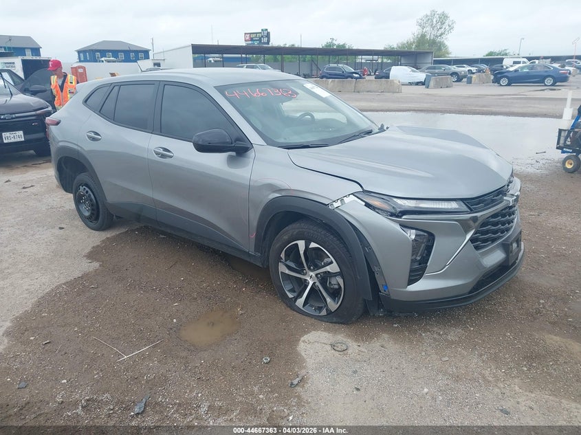 2025 Chevrolet Trax VIN KL77LGEP2SC274125 IAAI salvage auction — FRONT END, Original (Texas), sold $7,950 on 2026-07-15 (photo 1)