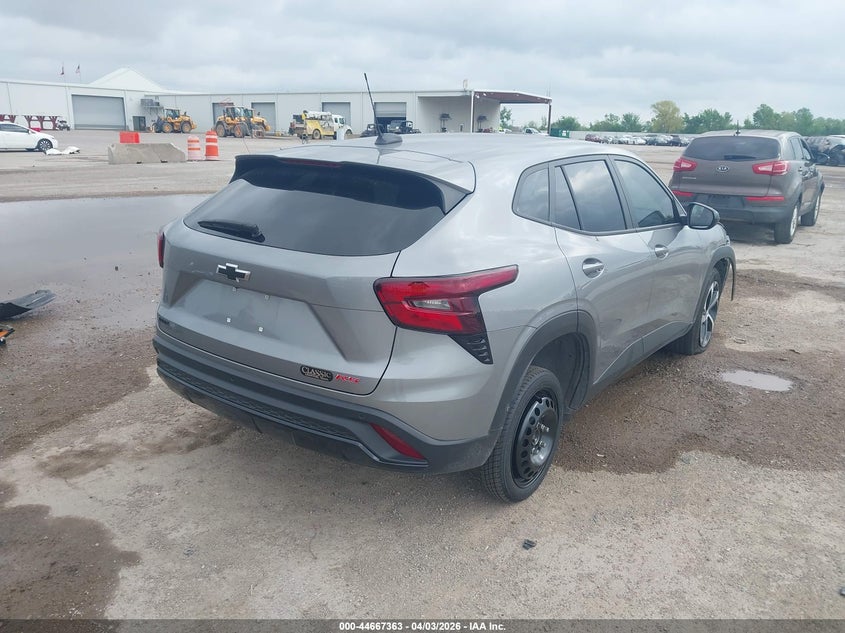 2025 Chevrolet Trax VIN KL77LGEP2SC274125 IAAI salvage auction — FRONT END, Original (Texas), sold $7,950 on 2026-07-15 (photo 4)