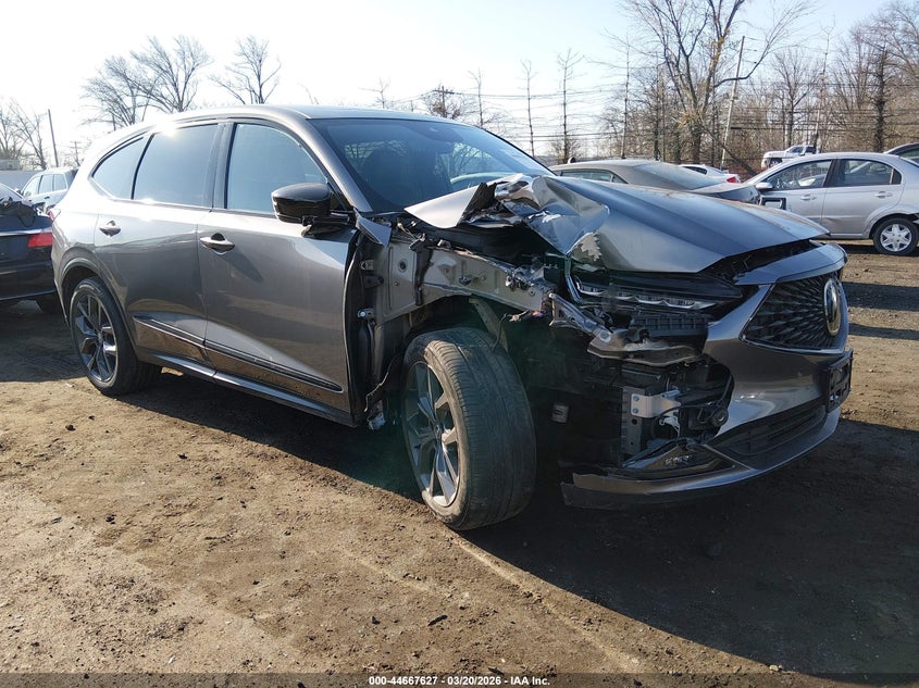 2023 Acura Mdx VIN 5J8YE1H02PL040007 IAAI salvage auction — FRONT END, Salvage (New Jersey), sold $6,000 on 2026-07-05 (photo 1)