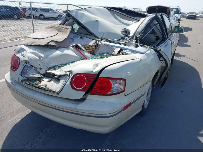 2005 Kia Amanti VIN KNALD124055082889 IAAI salvage auction — ROLLOVER, Junk Receipt (North Carolina), sold $550 on 2026-07-08 (photo 4)