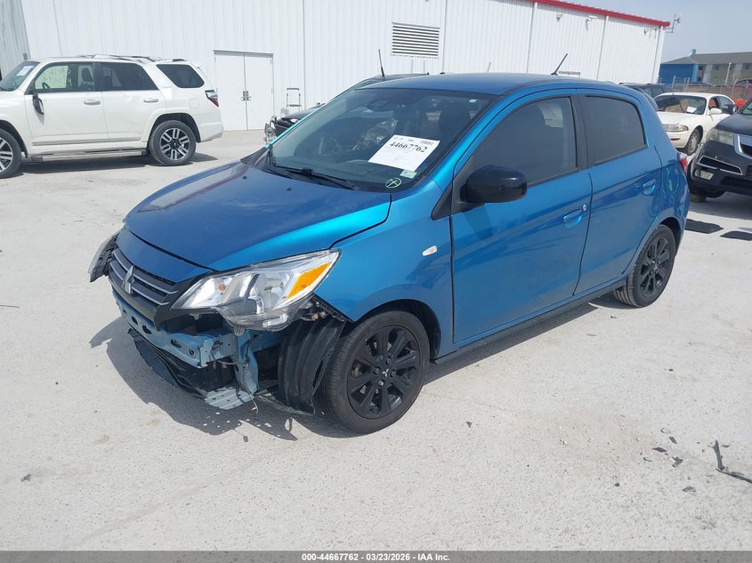 2022 Mitsubishi Mirage VIN ML32AWHJ5NH005759 IAAI salvage auction — FRONT END, Wait Title, sold $1,400 on 2026-07-07 (photo 2)