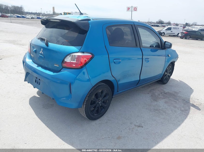 2022 Mitsubishi Mirage VIN ML32AWHJ5NH005759 IAAI salvage auction — FRONT END, Wait Title, sold $1,400 on 2026-07-07 (photo 4)