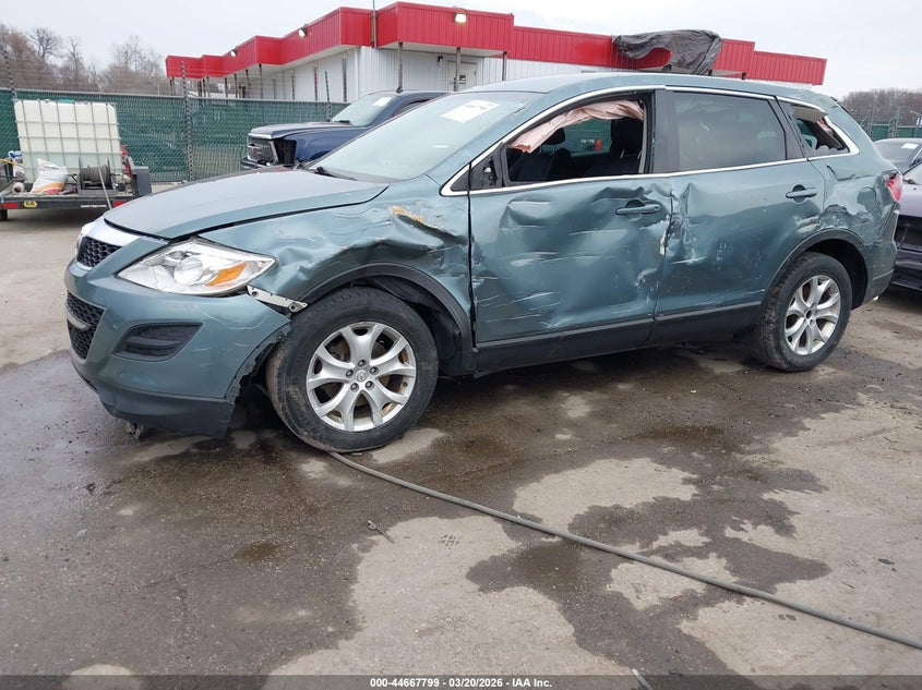 2011 Mazda Cx-9 VIN JM3TB3BV7B0323473 IAAI salvage auction — FRONT & REAR, Salvage - Greater Than 75% (Maryland), sold $500 on 2026-07-16 (photo 2)