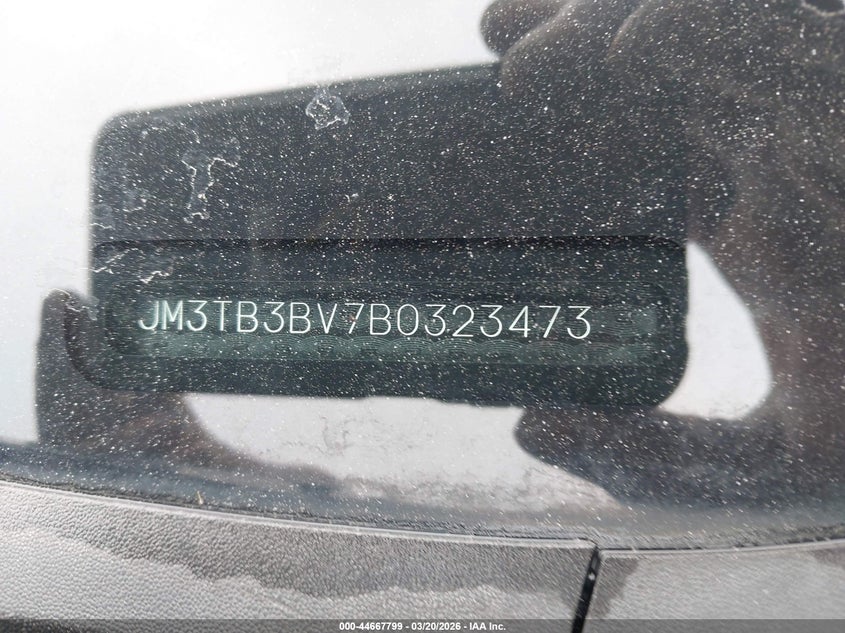 2011 Mazda Cx-9 VIN JM3TB3BV7B0323473 IAAI salvage auction — FRONT & REAR, Salvage - Greater Than 75% (Maryland), sold $500 on 2026-07-16 (photo 9)