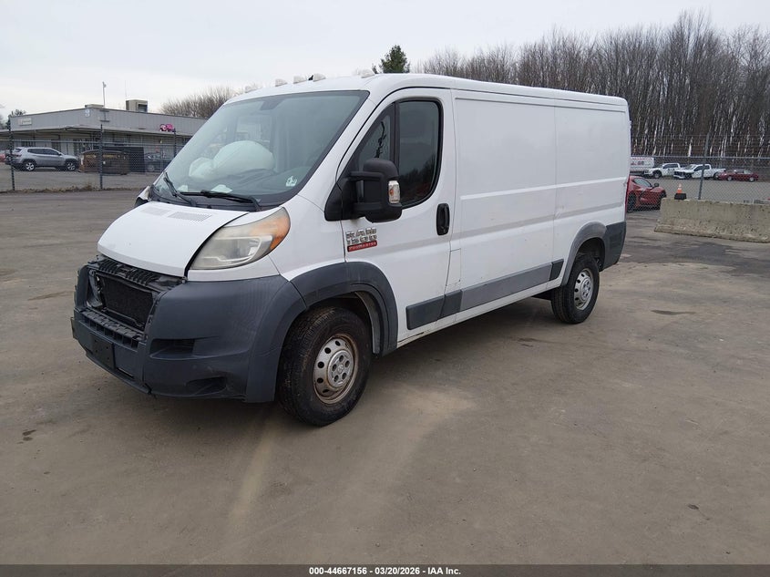 2016 Ram Promaster city VIN 3C6TRVAG3GE102008 IAAI salvage auction — RIGHT FRONT, Salvage Title, sold $550 on 2026-07-09 (photo 2)
