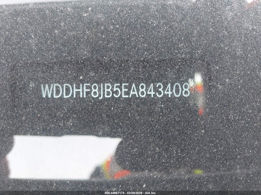 2014 Mercedes-benz E-klasse VIN WDDHF8JB5EA843408 IAAI salvage auction — ALL OVER, Salvage Title, sold $1,225 on 2026-07-27 (photo 9)