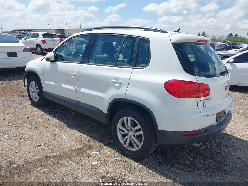 2016 Volkswagen Tiguan VIN WVGAV7AX2GW583569 IAAI salvage auction — RIGHT FRONT, Salvage (Texas), sold $750 on 2026-07-29 (photo 3)