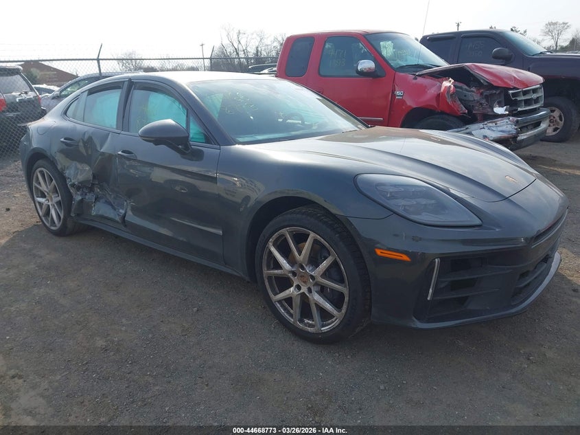 2026 Porsche Panamera VIN WP0AA2YA7TL001384 IAAI salvage auction — SIDE, Wait Title, sold $43,750 on 2026-07-11 (photo 1)