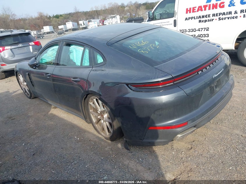 2026 Porsche Panamera VIN WP0AA2YA7TL001384 IAAI salvage auction — SIDE, Wait Title, sold $43,750 on 2026-07-11 (photo 3)